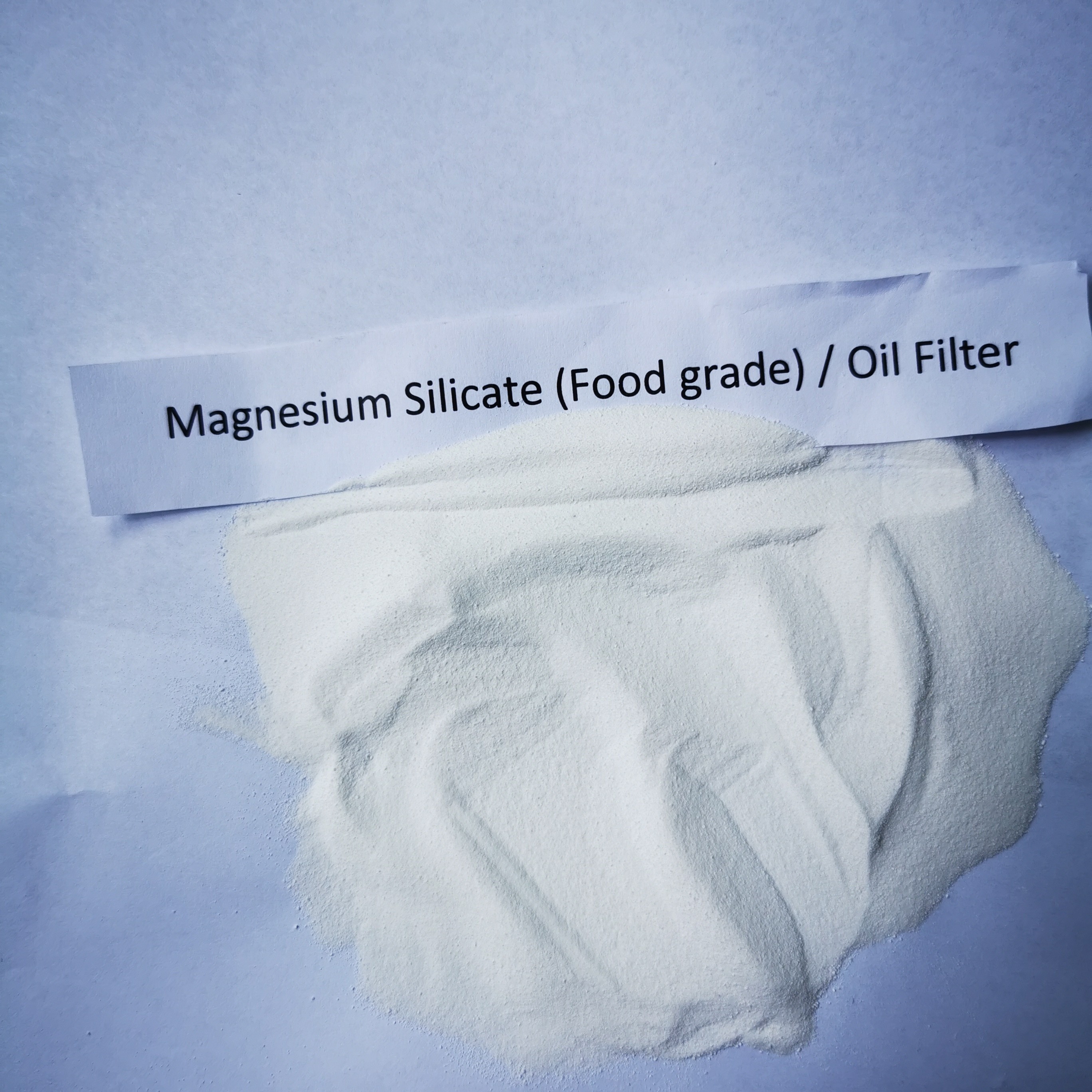 Oliefilterpoeder Magnesiumsilicaat Olie besparen